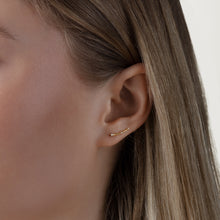 Load image into Gallery viewer, Lift Ear Climber Studs in Diamond
