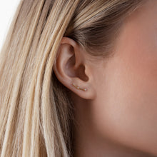 Load image into Gallery viewer, Lift Ear Climber Studs in Diamond