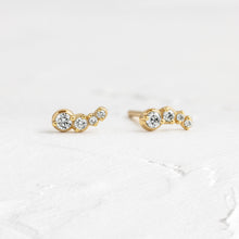 Load image into Gallery viewer, Constellation Stud Earrings in Diamond
