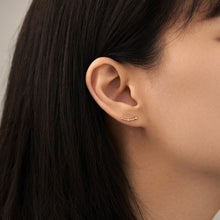 Load image into Gallery viewer, Lift Ear Climber Studs in Diamond